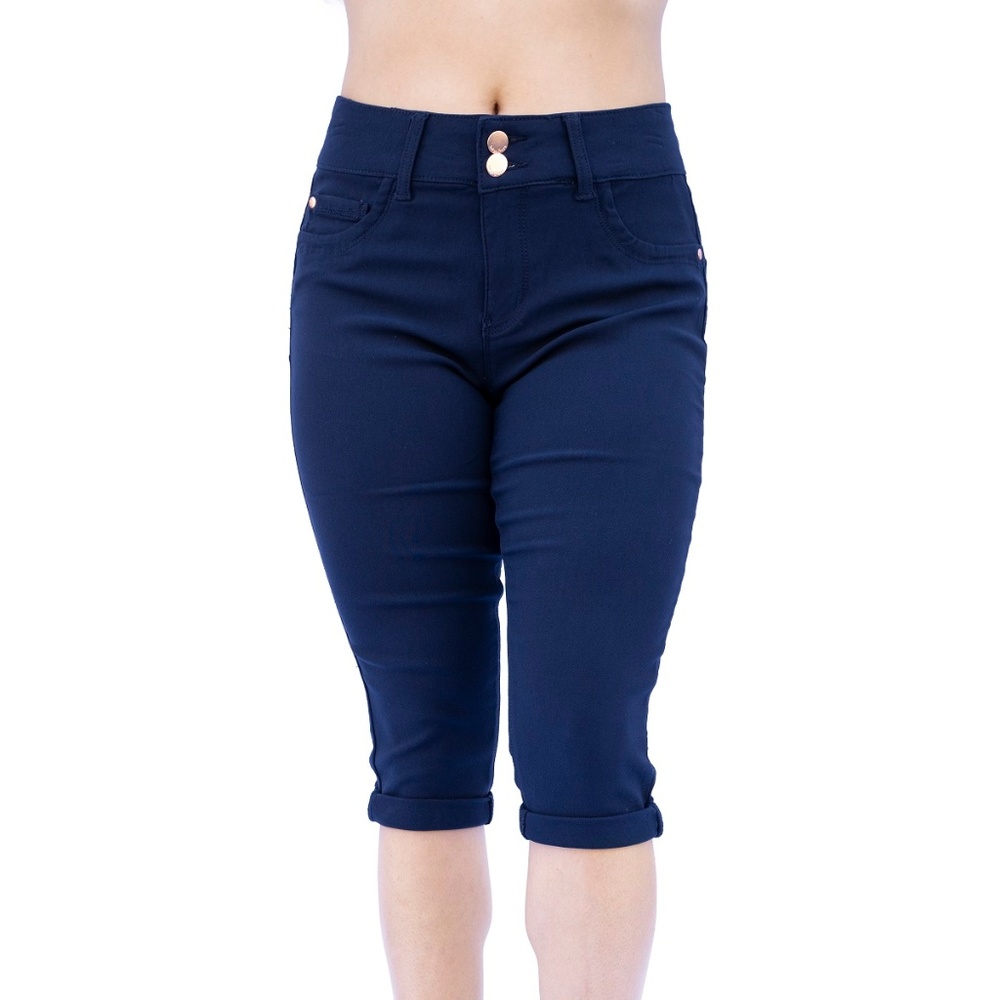 Navy Capri Pants
